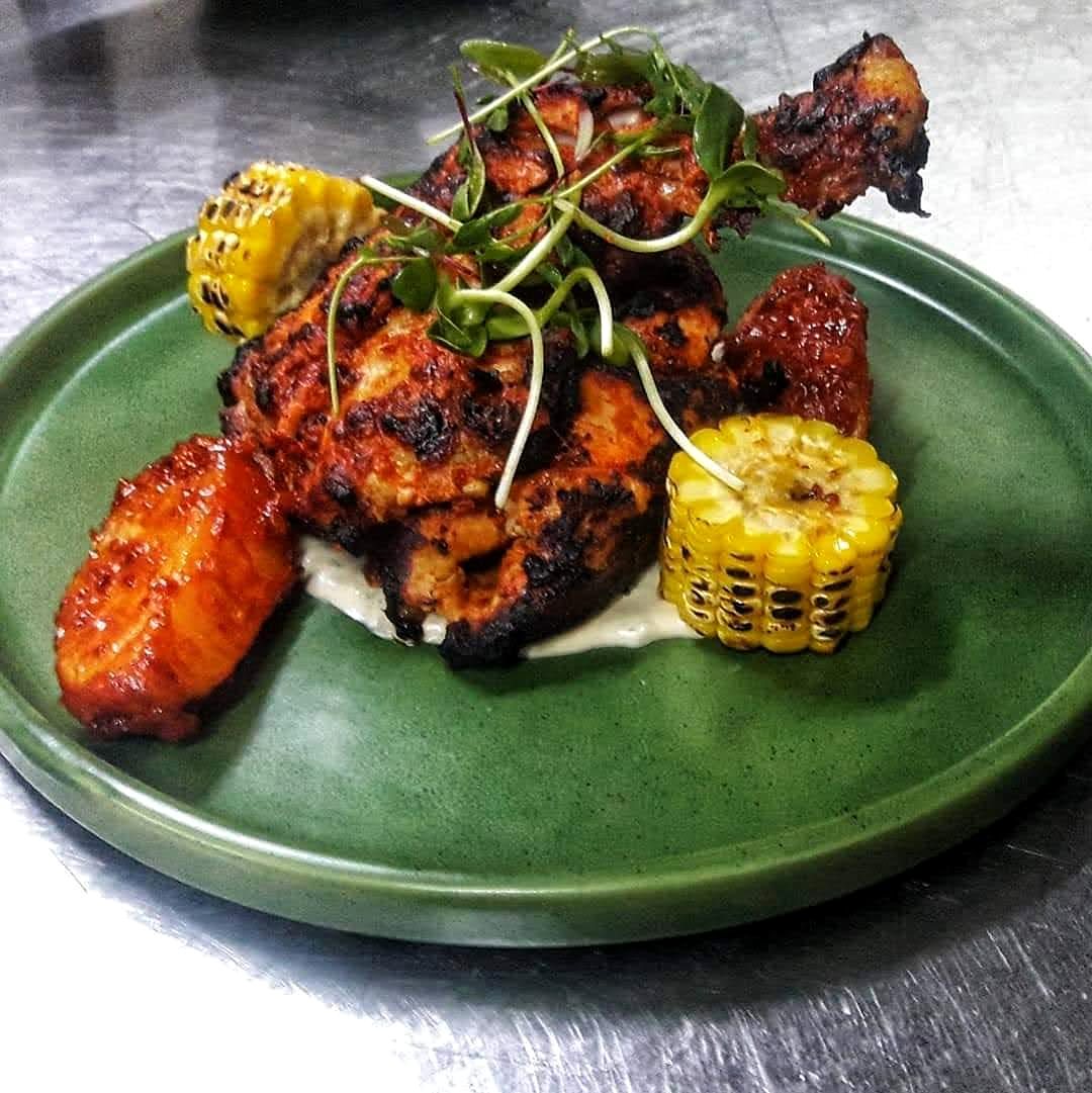 Bhatti Ka Murg plated by Chef Rajpal Singh Ranghar