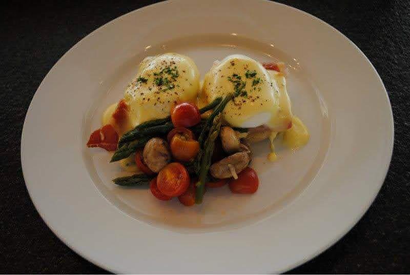 Eggs Benedict plated by Chef Rajpal Singh Ranghar