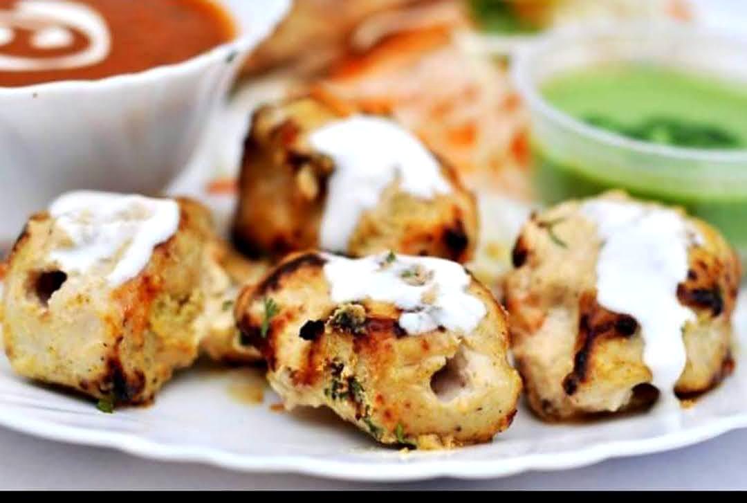 Malai Chicken Tikka plated by Chef Rajpal Singh Ranghar